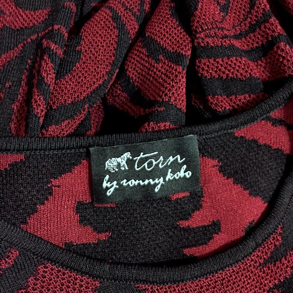 Torn by Ronny Kobo Peplum Top - Picture 7 of 8